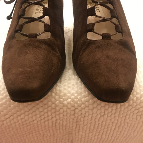 Enzo Angiolini Vintage Gatsby Brown Suede 9 N - Picture 3 of 8